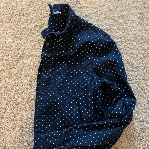 Polka dot button down - Picture 3 of 4